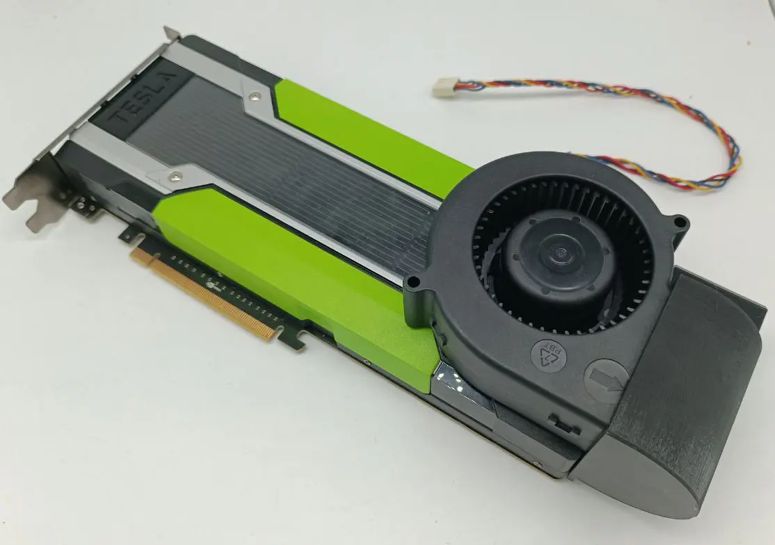 Охлаждение универсальное для видеокарты Nvidia Tesla Grid, ракушка сбоку.jpg